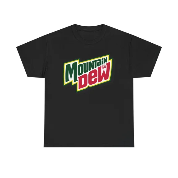 Retro Refresh Mountain Dew Vintage Soda Pop Classic Logo Style Unisex T-Shirt up to size 5XL