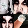 thumbnail image 2 of Lentes De Contacto Ciegos Negros Halloween Para Mascarada, 2 of 4