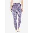 thumbnail image 2 of Woman Within Plus Size Tall Stretch Cotton Printed Legging, 2 of 6