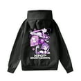 thumbnail image 4 of pop Huntrix Print Cat Ears Hoodie with De-mon Sweatshirt HUNTRX Trendy Pullover All-over Print Fashion Casual Long Sleeve Sweatshirt Pullover Casual Streetwear S, 4 of 4