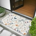 thumbnail image 5 of Watercolor Wildflowers 2x3 Door Mat Rug, Spring Pastoral Botanical Flowers Non-Skid Rubber Backing Large Rectangle Rugs - Living Room Bedroom Home Office, Indoor Floor Mat Carpets Washable Rug, 5 of 9
