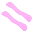 thumbnail image 1 of Almohadilla Para Soporte De Pestañas, Almohadilla De Extensión De Pestañas De Silicona Lavable En Forma De Onda, Tamaño Más Grande, 2 Piezas Para Frente Para Salón De Belleza, 1 of 7