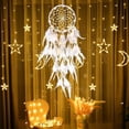 thumbnail image 5 of Atrapasueños iluminado hecho a mano, atrapasueños móvil, decoración Retro romántica, decoración para niña, casa móvil, pared del dormitorio, coche, regalo de cumpleaños, 5 of 5