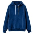 thumbnail image 5 of Xcmzpl Mens Fuzzy Fleece Pet Pouch Hoodie Kangaroo Hoodie Dogs Cats Animal Holder Long Sleeve Hooded Pullover Sweatshirt S-3XL, 5 of 6