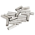 thumbnail image 4 of M5 Female Thread Coupling Nut, 20Pcs Rugged Thread Coupling Nut Set  For Machine, 4 of 8