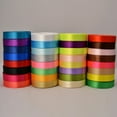 thumbnail image 2 of Becaristey Satin Ribbon Roll For Gift Wrapping And Sewing Projects Fashionable And Stylish Silk Satin Roll red 1Set, 2 of 6