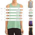 thumbnail image 3 of WGRFFH Womens Cross Backless Workout Tops for Women Round Neck T Shirt Workout Tops Yoga Tank Tops Sleeveless Exercise Athletic Sport Shirts Racerback Tank Tops Open Back Running Muscle Shirts Grey, 3 of 5