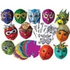 Roylco Easy-To-Decorate Mardi Gras Mask, 8-1/2 x 10-1/2 Inches, Pack of 30