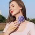 thumbnail image 4 of Boovnll Fan, New Mini Digital Hanging Neck Handheld Turbine High Speed Folding Ice Fan Portable Four Color Optional, Portable Fan, 4 of 9