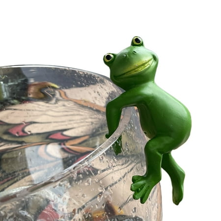 

SIEYIO Simulation for Frog/Rabbit Statue Resin Hanging Animal Figurine Bonsai Decor for Indoor Outdoor Garden Yard Gardening Plant Pot Decoration Ornament