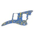 thumbnail image 4 of Garde-piquet de Guitare Robuste, Garde-Piquet de Guitare Électrique en Plastique Résistant à l'Usure et aux Rayures Bleu Jaune pour Bricolage, 4 of 8