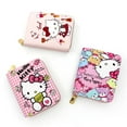 thumbnail image 6 of ID credit card bank card holder wallet Hello kitty bag protection magic leather ultra-thin mini coin wallet case zipper pu, 6 of 25