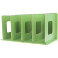 thumbnail image 3 of Desk File Organizer Wood?Bookends?Filing Rack Books Magazine Holder?Frames File Dividers Document Cabinet Rack Display Storage Box Book Stand File Holders Desktop Tidy?Organizer,4 Sections, 3 of 7