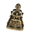 thumbnail image 4 of Estatuilla del dios chino de la riqueza, escultura de , adorno decorativo de escritorio creativo de latón para boda, cafetería y dormitorio, 4 of 9