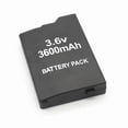 thumbnail image 1 of Portable Game Controller Battery 3.6V 3600mah for PSP 2000 for PSP 3000, 1 of 5