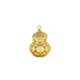 thumbnail image 1 of Qarigey Colgantes de latón con patrón de loto de calabaza, colgante dorado a prueba de decoloración, accesorio de joyería resistente, collar, regalo Accesorios de disfraces Brillante Plano NO2 Qarigey AP016745-03, 1 of 6