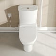 thumbnail image 3 of 2-Piece Macerating Toilet with 700W Macerator Pump 1.0/1.28 GPF Dual Flush Elongated Toilet in White, Seat Included  DV-2F295ZH005, 3 of 15