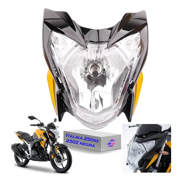 Faro Completo Italika 250sz 250z Negra F13012931 + F09010074