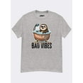 thumbnail image 3 of Washing Away Bad Vibes - Graphic Tee - Funny Cotton T-Shirt for Clearing Negative Energy in Style, 3 of 9