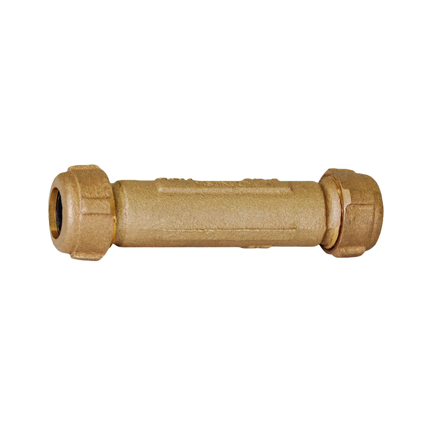 Midline Valve 24RCL22-12 Compression Coupling Fitting, with Packing Nut, Brass, 2 in. Nominal Fitting, 5 in. Length (12 Pack)