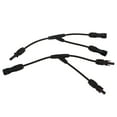 thumbnail image 1 of Solar Panel Y Branch Parallel Cable, Solar 2 To 1 Adapter PPE UV Proof Easy Wiring 2 Pcs  For Industrial, 1 of 8