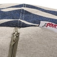 thumbnail image 6 of Noble House Guill Fabric 5 Ft. Striped Bean Bag, Natural and Navy, 6 of 7