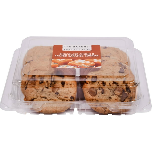 Walmart Bakery Chocolate Chunk Salted Caramel Cookies