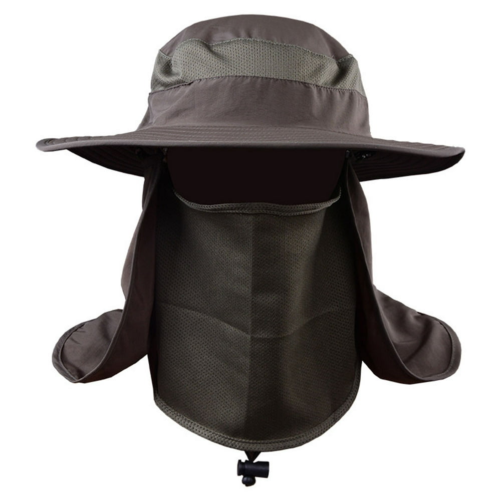 UV Protection Face Neck Flap Sun Fishing Hat Mask Headband Fishing ...