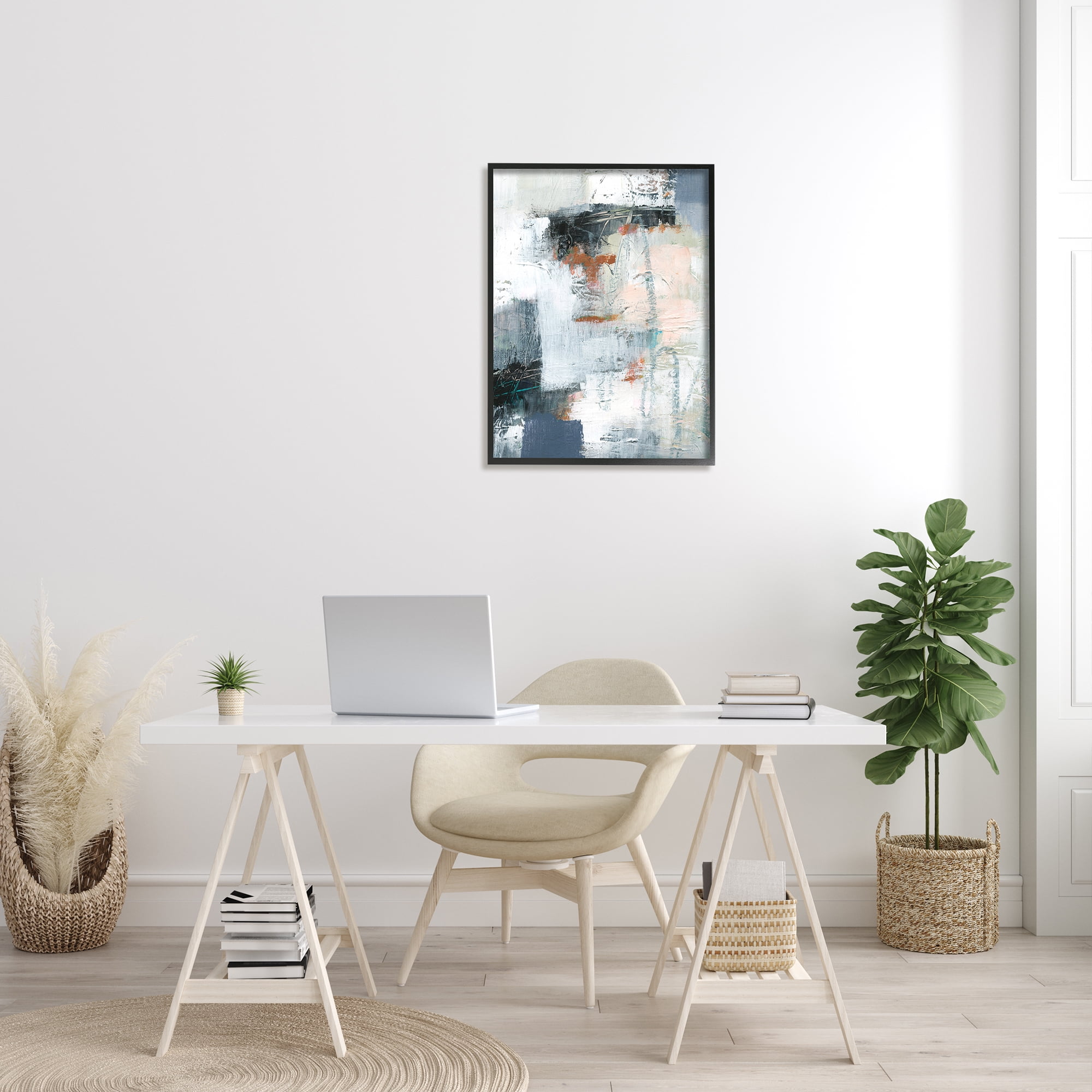 Stupell Industries Dynamic Fort Architecture Abstraction Dense Layered Shapes, 24 x 30, Design by Victoria Barnes