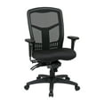 thumbnail image 1 of Office Star ProGrid Breathable Mesh Manager's Office Chair with Adjustable Seat Height, Multi-Function Tilt Control and Seat Slider, High Back, Coal FreeFlex Fabric, 1 of 4