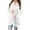 White-A, variant on Uaswgudfs ​Women's Structured Texture Long Winter Coat - Insulated Open Front Cold Weather Outerwear/Christmas/Snowflakes/Deer/Christmas Tree