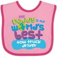 thumbnail image 3 of Inktastic My Daddy is the Worlds Best Tow Truck Driver Boys or Girls Baby Bib, 3 of 4
