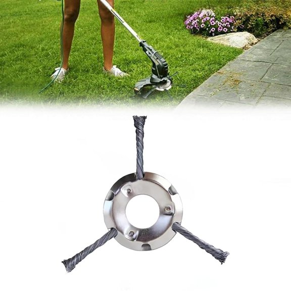 ZLBDYG 6-Inch 3-Line Trimmer Replacement Head – Durable Wire Grass Cutter for Lawn Edging & Weed Control (Easy-Install Mower Attachment for Gardens & Courtyards)