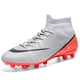 thumbnail image 3 of Botas de fútbol de tobillo alto para hombre y niño, zapatos de fútbol profesionales, TF/FG, con pinchos largos para interior, Unisex, Partido de entrenamiento de hierba, 3 of 5
