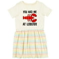 thumbnail image 3 of Inktastic Funny Lobster Lover Kids Seafood Girls Toddler Dress, 3 of 5