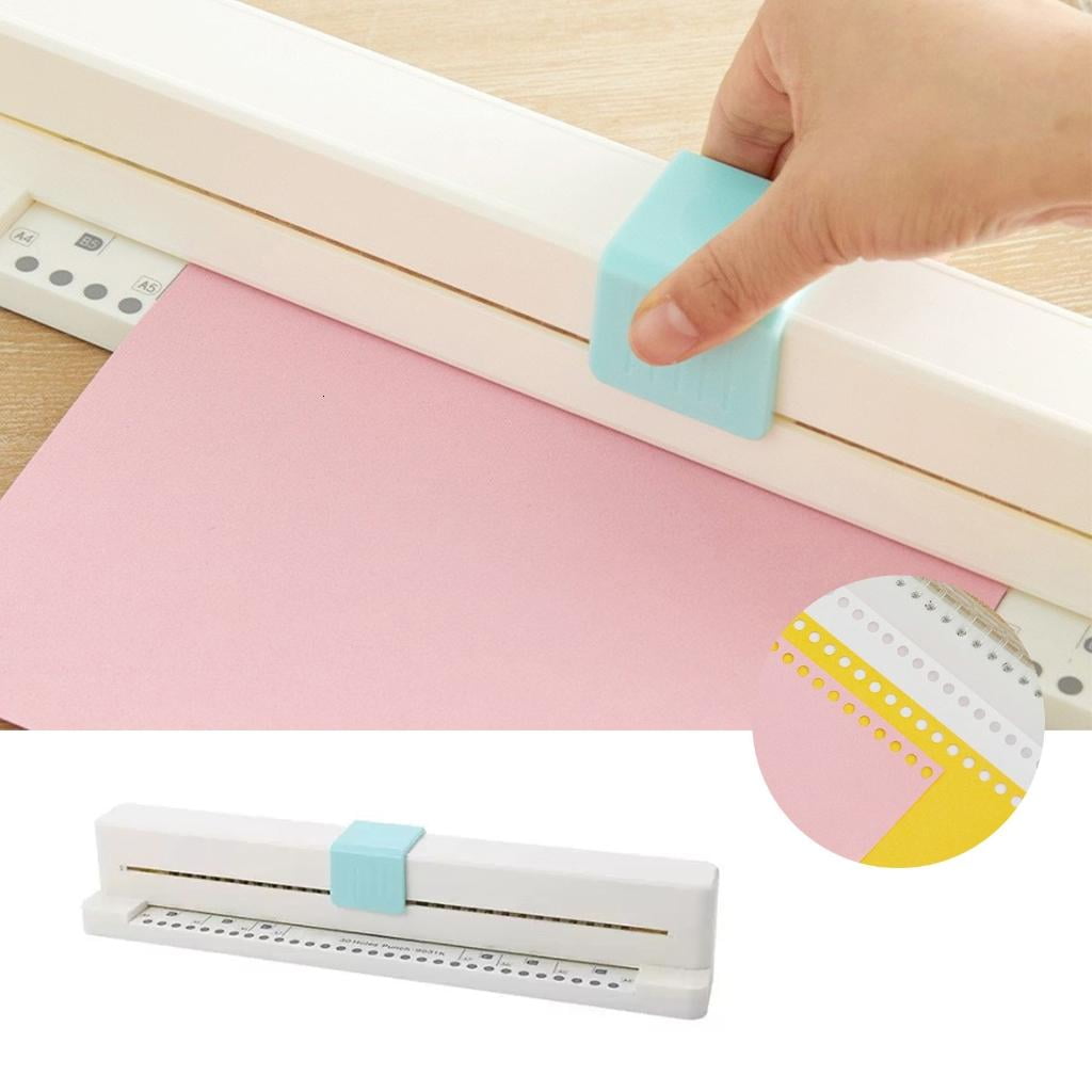 Giaone Hole Puncher 30 Hole Loose Leaf Punch for Craft Paper Scrapbooks Stationeries