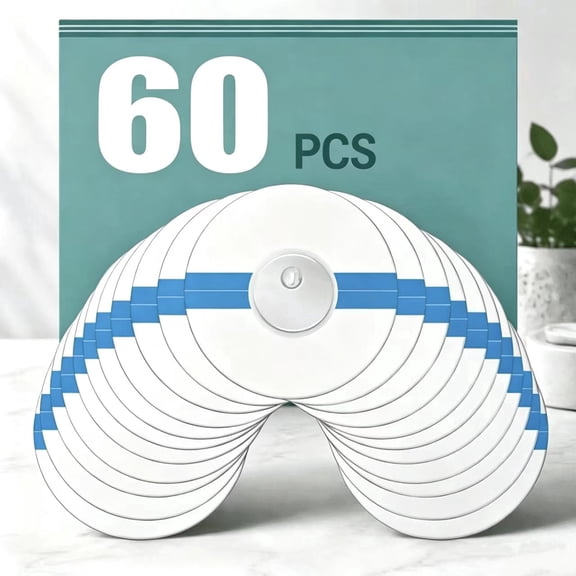 Compatible with FreeStyle Libre 3 Sensor Covers – 60 Pack Water‑Resistant Adhesive Patches, Clear Tape