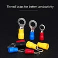 thumbnail image 3 of GENEMA 102Pcs Ring Terminal Electrical Crimp Connector Kit Insulated Wire Terminals Lug, 3 of 7