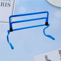 Masteelf Portable Training Hurdles for Soccer Sports with UltraStable Base Detachable Design Blue PP Material 3.5 Inches High