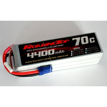 Roaring Top 70C 4400mAh 6S 22.2V LiPo Battery Pack with EC5 Plug