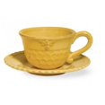 thumbnail image 1 of Boston International JC16114 Honeycomb Teacup & Saucer, 1 of 1