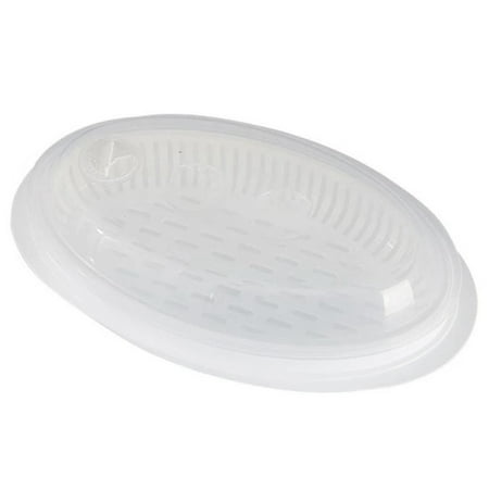 

Steamer Kitchen Microwave Oven Steamer Folding Bowl Container Baking Fish Steam Roaster Bread Food Cook