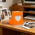 thumbnail image 2 of Mini Photo Album with Heart Cutout, Compact 4.33x3.35In Desktop Decor, Holds 3 Inch Prints, Perfect for Photocards Pictures and Small Keepsakes, Portable Lightweight Gift Ready, 2 of 6