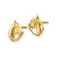 thumbnail image 3 of 14k Madi K Horse Head Earrings, 3 of 4