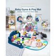 thumbnail image 2 of Alfombrilla de juego para bebés Dearlomum Baby Gym con piano y 5 juguetes, 2 of 6