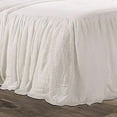 thumbnail image 6 of Ruffle Skirt Bedspread Set - 2-Piece Luxurious Farmhouse Bedding - Elegant Ruffle Detail - Timeless Style - Soft Lightweight Sheets - Twin, Blush, 6 of 6