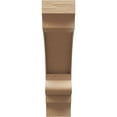 thumbnail image 2 of 9"W x 36"D x 36"H Thin Diane Rough Cedar Woodgrain TimberThane Corbel, Primed Tan, 2 of 6