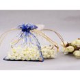 thumbnail image 2 of CHOK 10pcs Organza Gold Foil Jewelry Packaging Bags  Star & Moon Patterned Drawstring Gift Pouches, 2 of 6