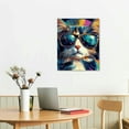 thumbnail image 5 of ZFLMY Cute Cat Art Modern Canvas Prints Wall Decor for Home, Living Room, Bedroom, Kitchen, Bathroom, Office - Mother's Day, Wedding, Christmas Gift Ideas 16x20in, 5 of 5