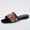 MULTI BLACK, variant on Square Toe Slides Women Rhinestone Beaded Flat Sandals Hand Woven Embroidered Slip on Loafers Dressy Beach Shoes